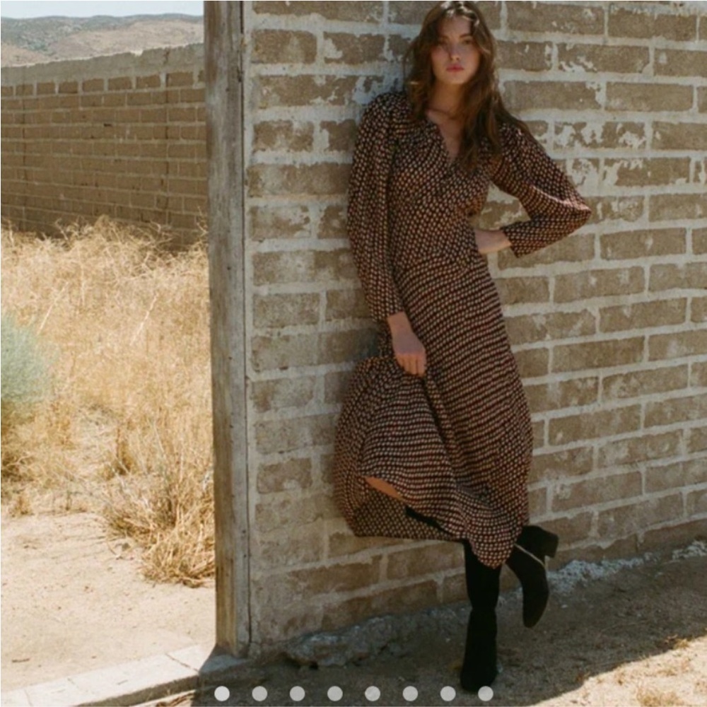 Doen | Audella dress (sable Hyde park floral - Picture 1 of 16